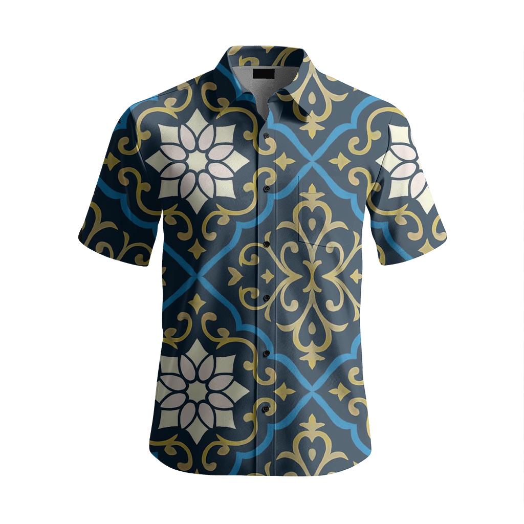 Samarra Starwheel Arabesque Ogee stylish threadwork shirts