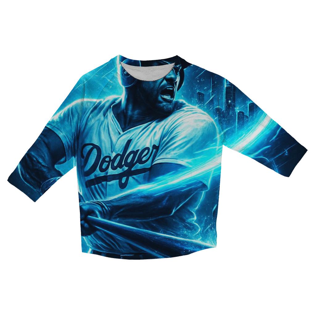 Electric Dugout Thunder Swing printed three quarter sleeve shirts