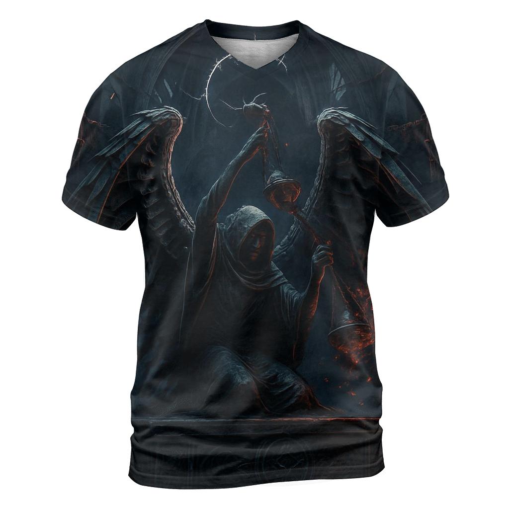 Cathedral Of The Hollow Seraph creative print fashion shirts