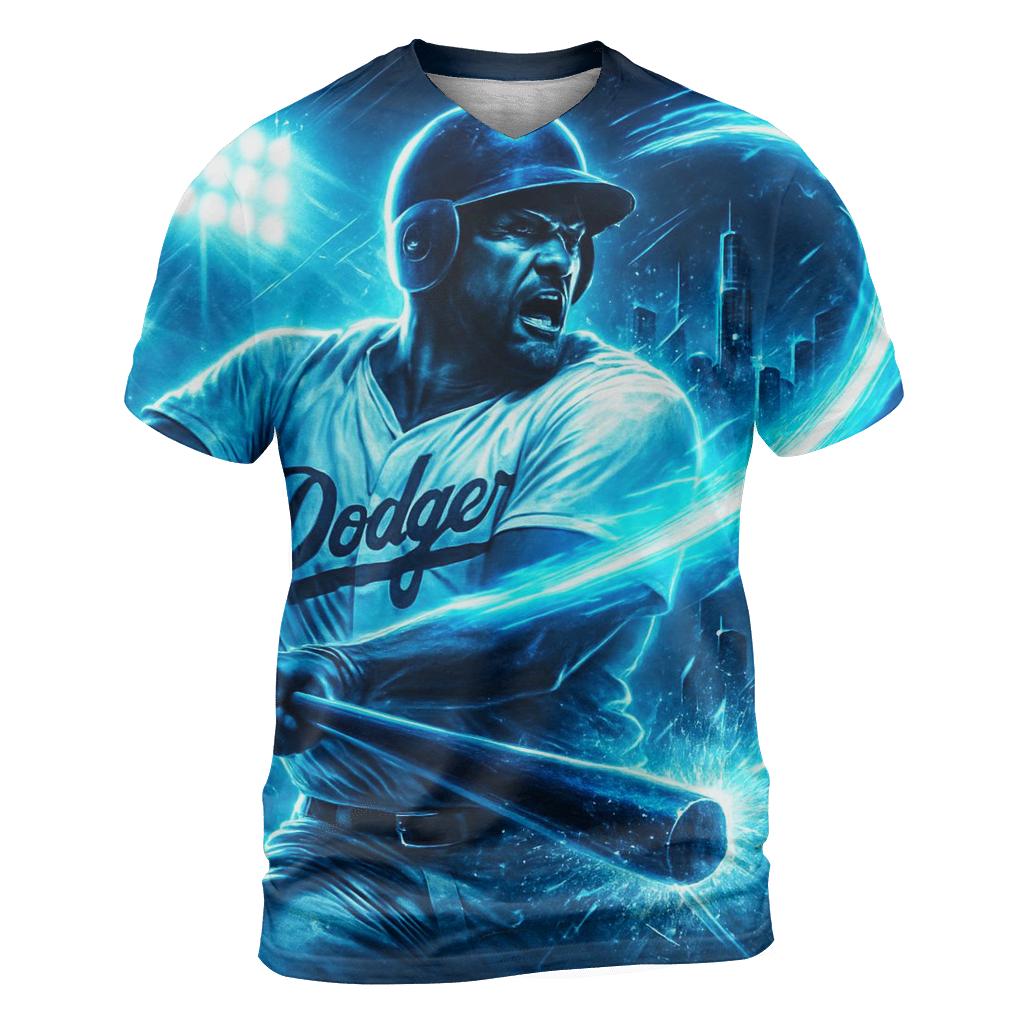 Electric Dugout Thunder Swing creative print fashion shirts