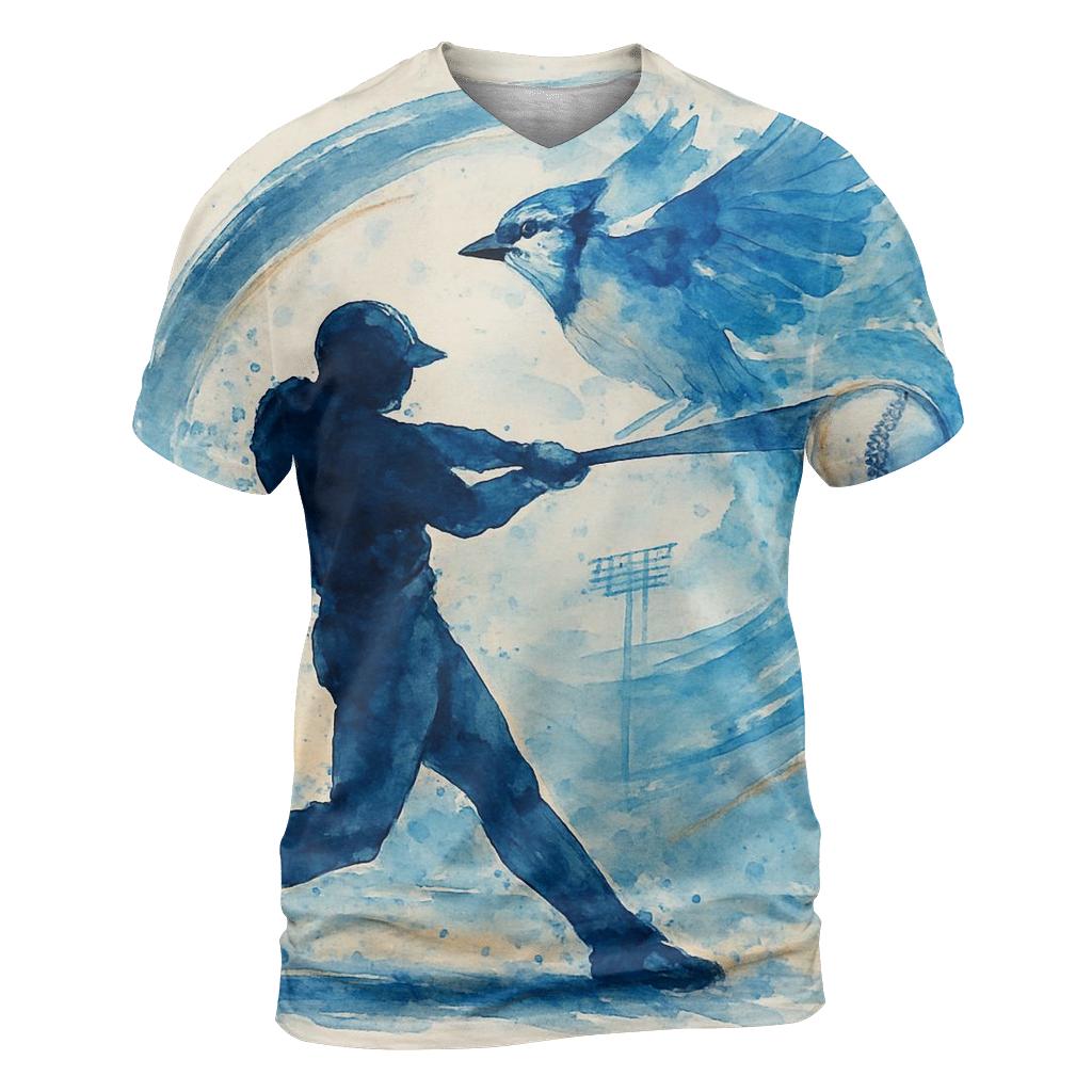 Diamond Skies With Blue Jays Momentum trendy printed shirt styles