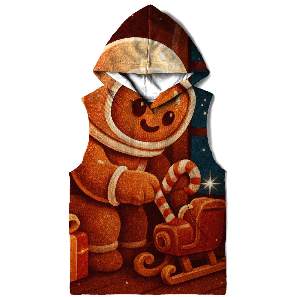 Gingerbread Astronaut Sleigh Repair heavyweight hoodies