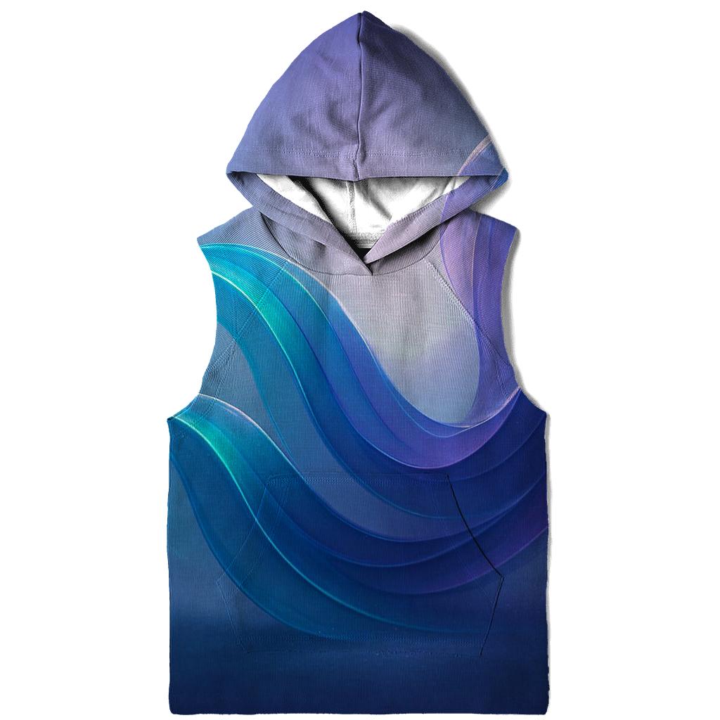 Prismatic Tidal Mirage printed hoodies
