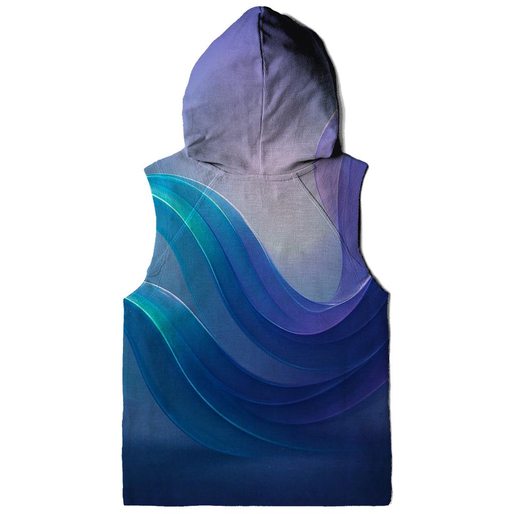 Prismatic Tidal Mirage printed hoodies