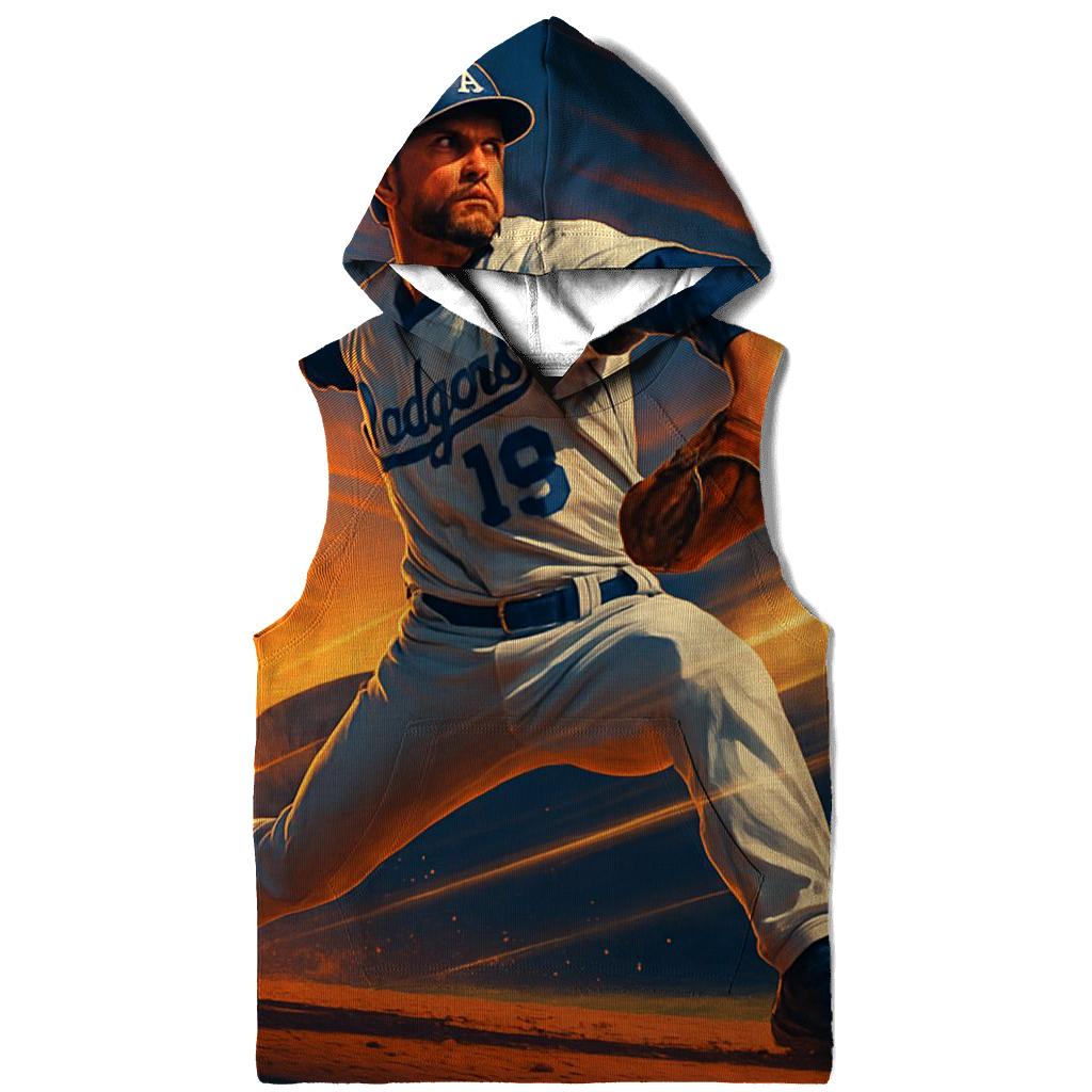 Sunset Pitcher Over The Palm Shadow Stadium heavyweight hoodies