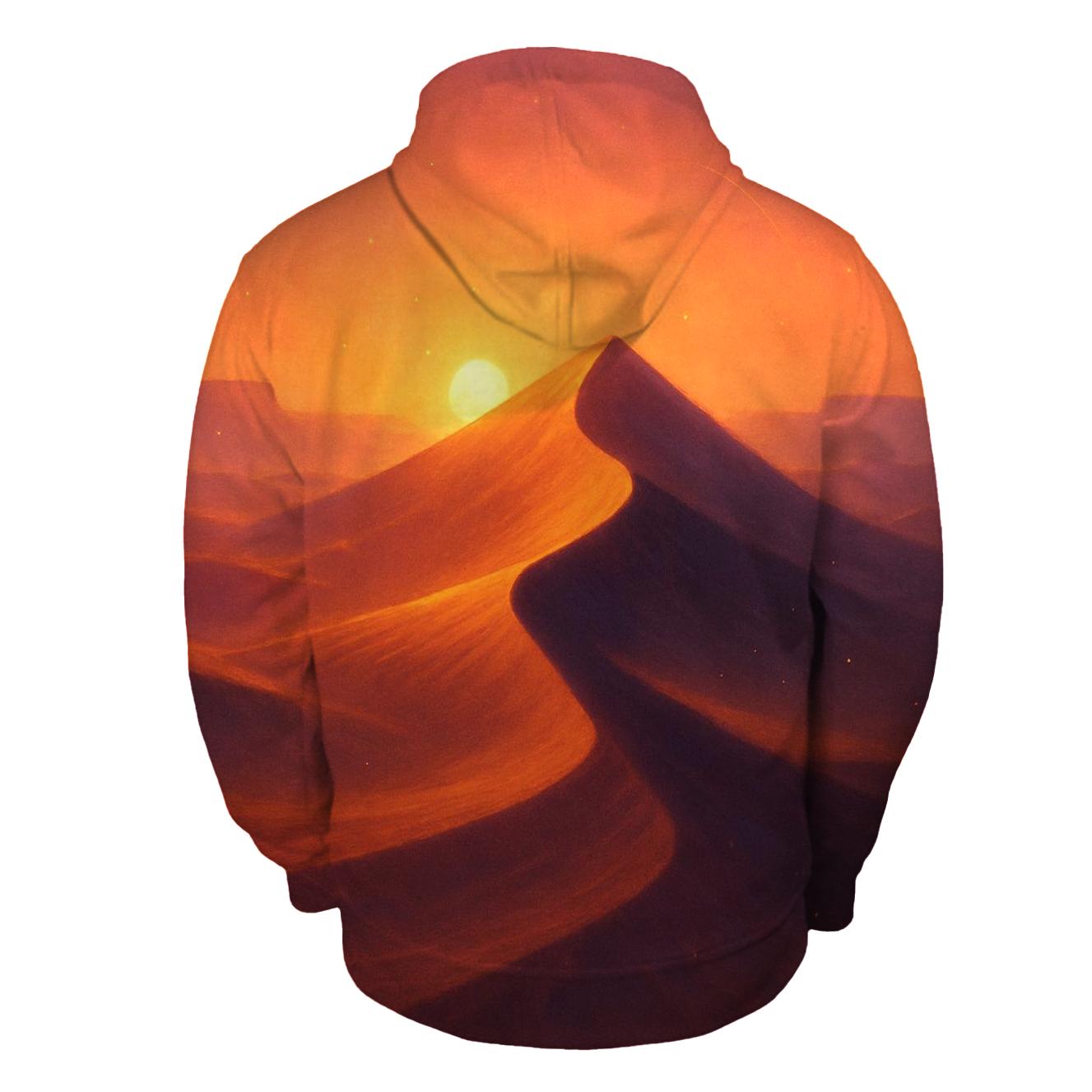Cobalt Dune Sundial printed hoodies