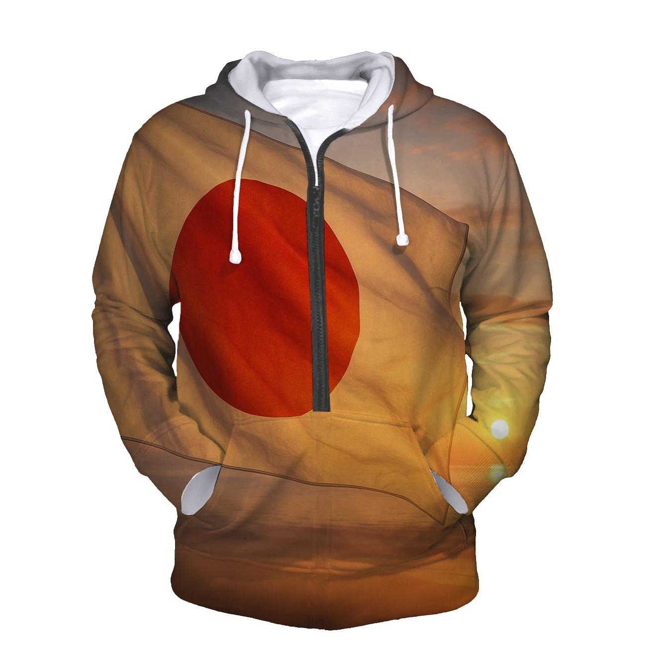 Radiant Japan Dawn Fabric Horizon custom hoodies