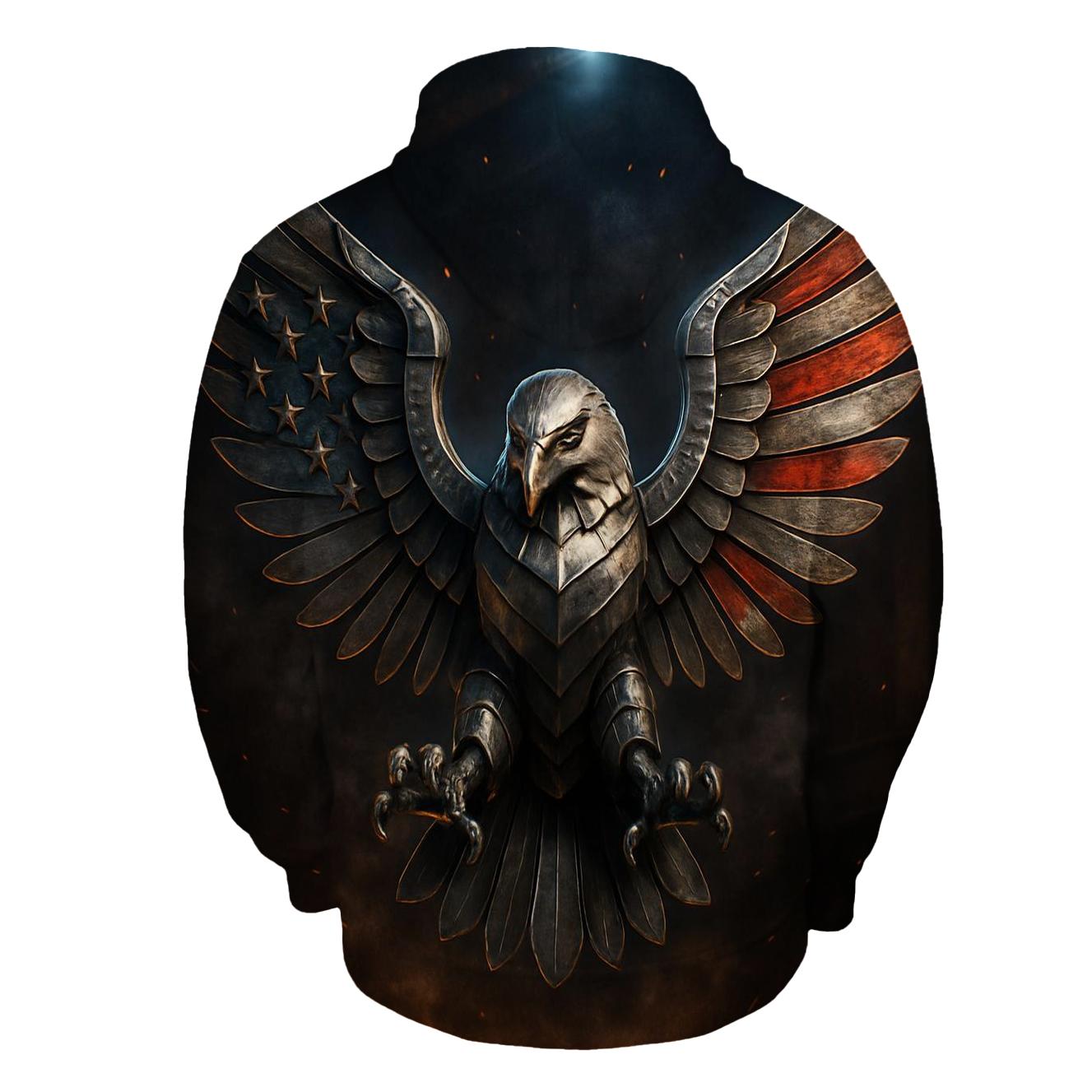 Steel Eagle Flag Foundry hoodies fashion