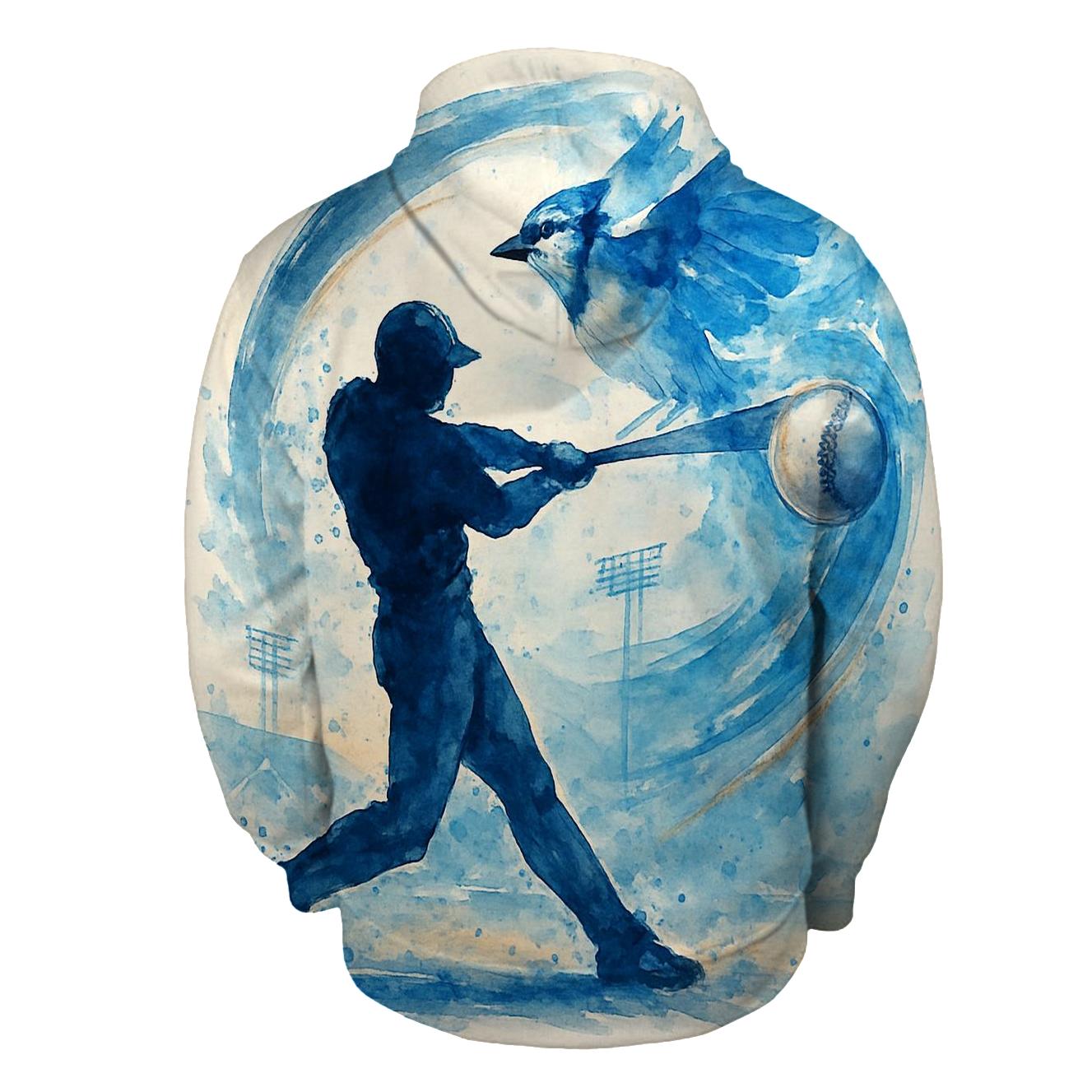 Diamond Skies With Blue Jays Momentum graphic hoodies