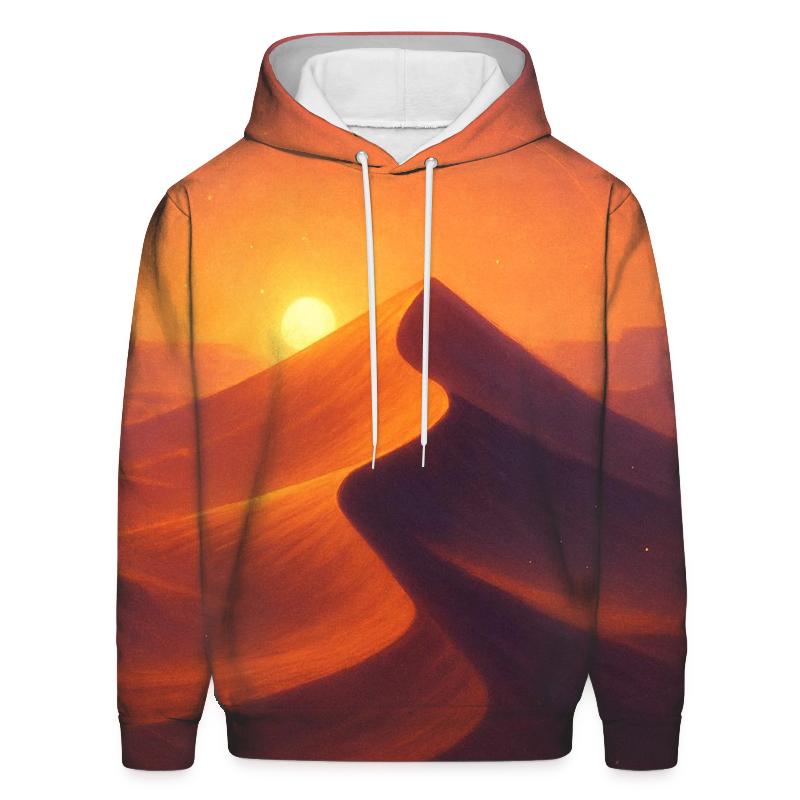 Cobalt Dune Sundial embroidered hoodies