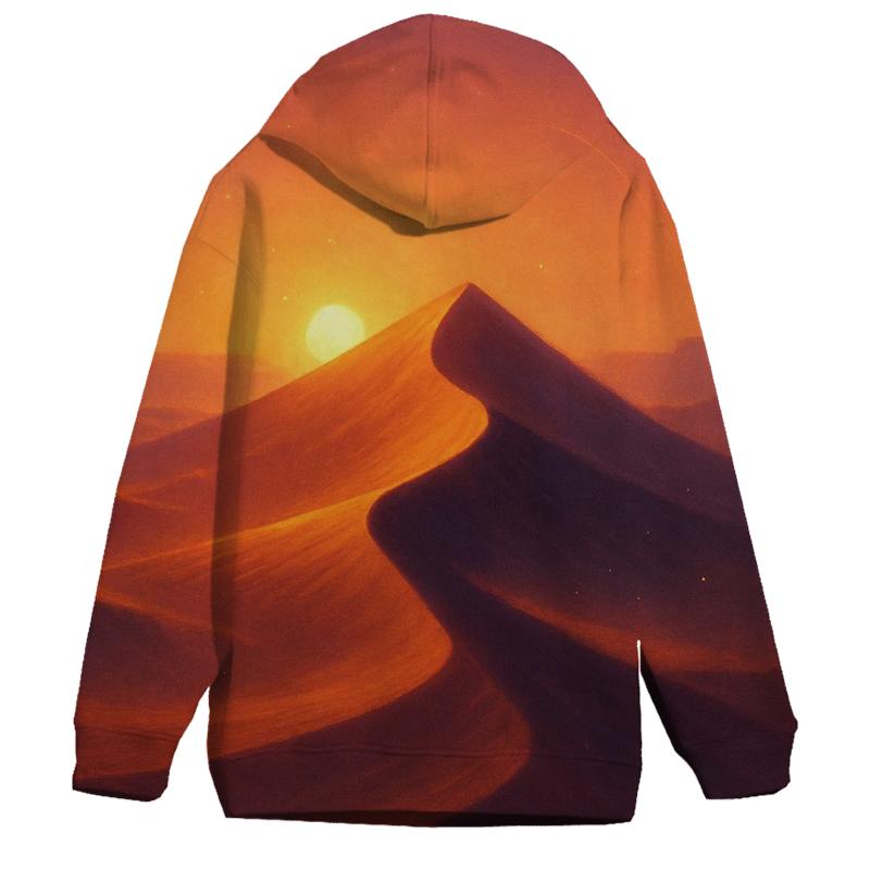 Cobalt Dune Sundial embroidered hoodies