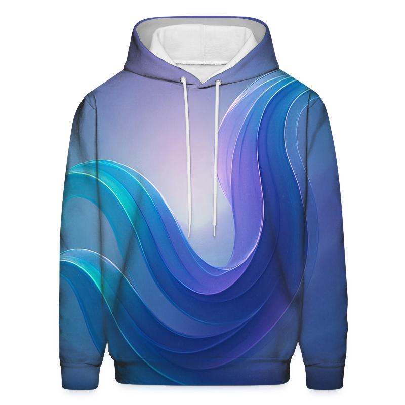 Prismatic Tidal Mirage printed hoodies