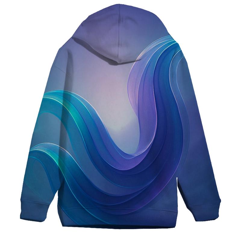 Prismatic Tidal Mirage printed hoodies