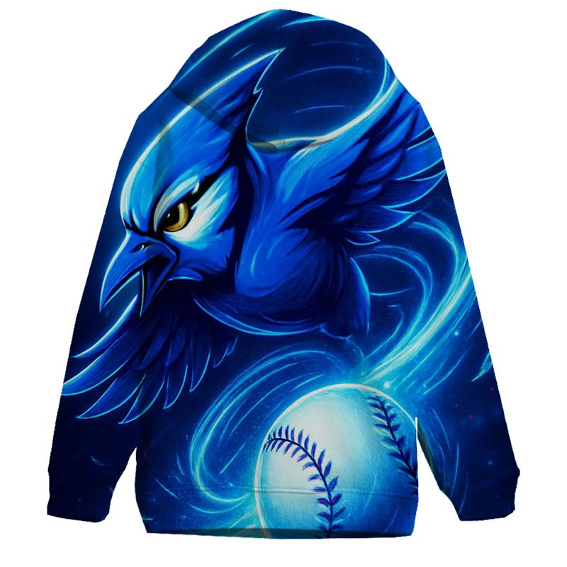 Aurora Fastball Blue Jays Surge graphic hoodies