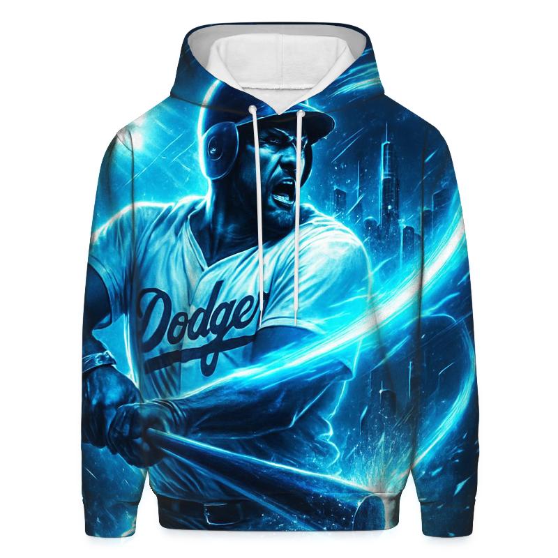 Electric Dugout Thunder Swing graphic hoodies