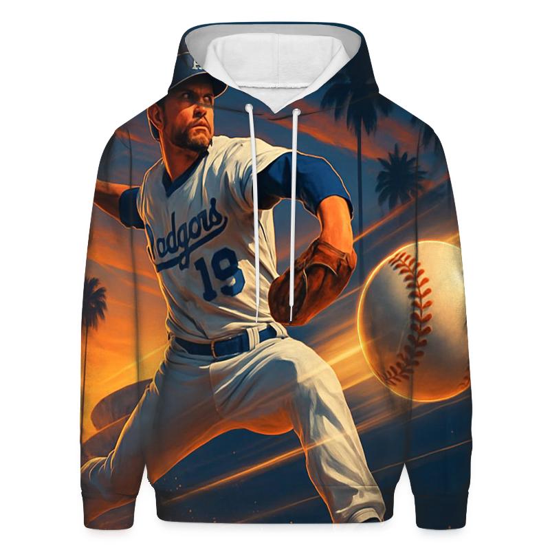 Sunset Pitcher Over The Palm Shadow Stadium heavyweight hoodies