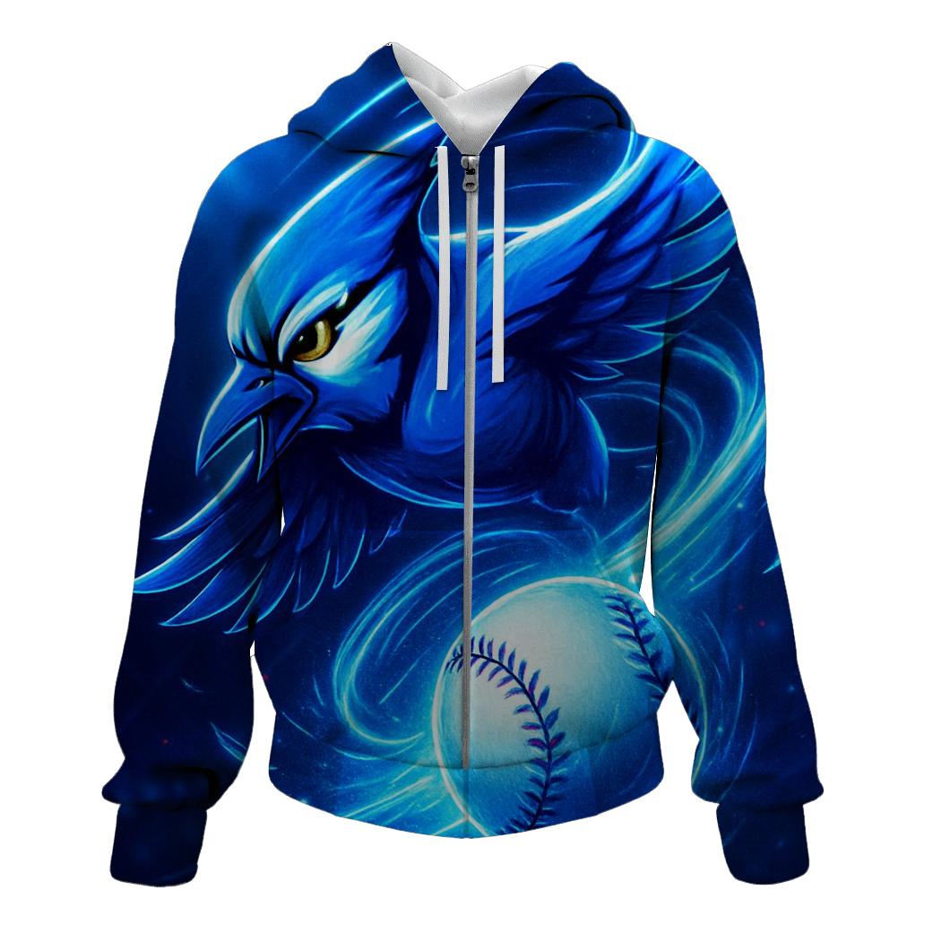 Aurora Fastball Blue Jays Surge lightweight hoodies