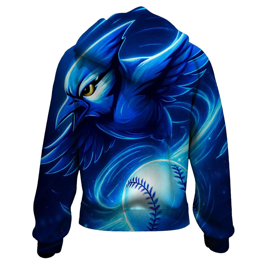 Aurora Fastball Blue Jays Surge lightweight hoodies