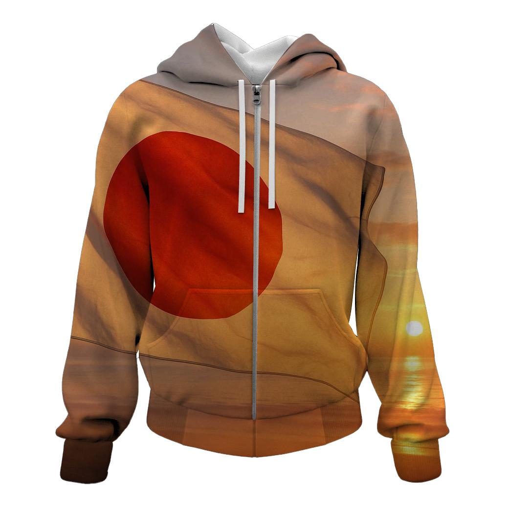 Radiant Japan Dawn Fabric Horizon designer hoodies