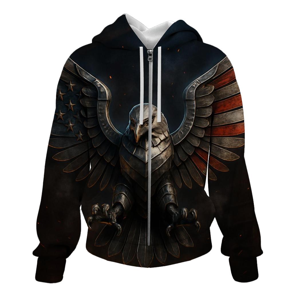 Steel Eagle Flag Foundry designer hoodies