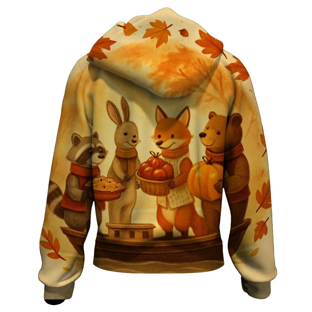 Autumn Riverboat Gratitude Parade hoodie designs