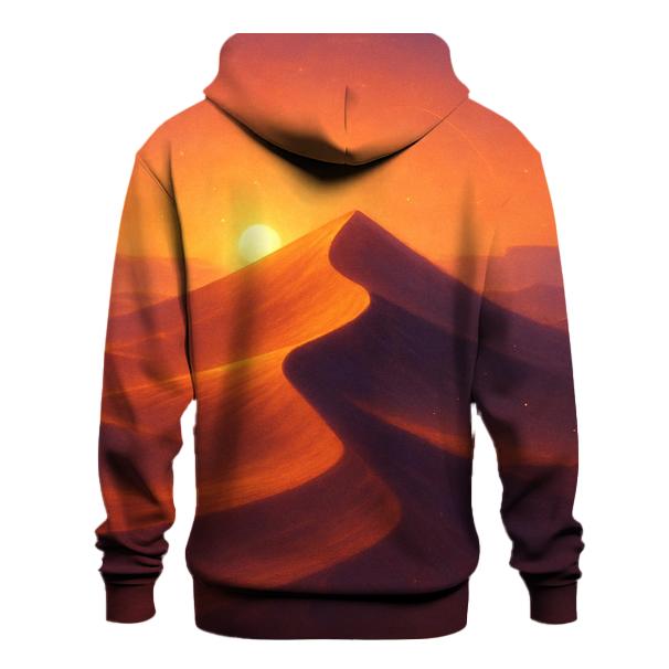 Cobalt Dune Sundial embroidered hoodies