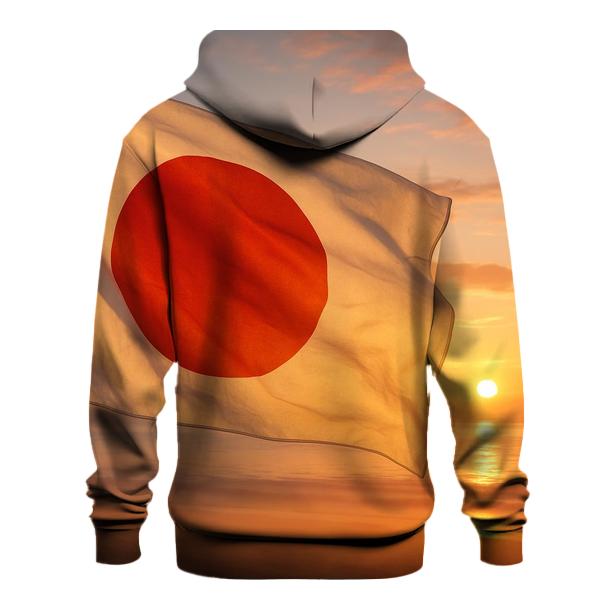 Radiant Japan Dawn Fabric Horizon zip-up hoodies