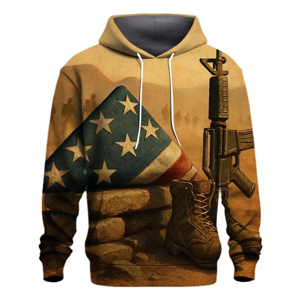Folding Light Memorial Under Desert Wind graphic hoodies