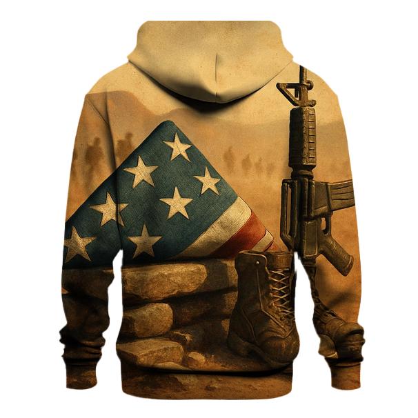 Folding Light Memorial Under Desert Wind graphic hoodies