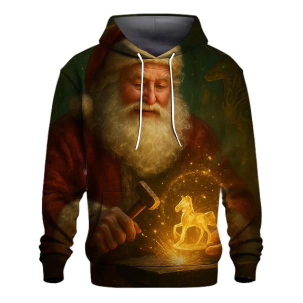 Workshop Starforge Santa With Clockwork Reindeer premium hoodies
