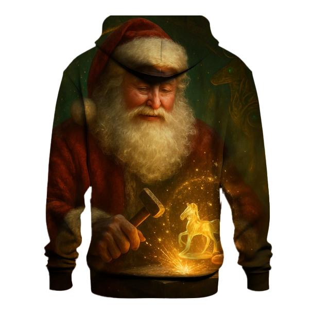 Workshop Starforge Santa With Clockwork Reindeer premium hoodies