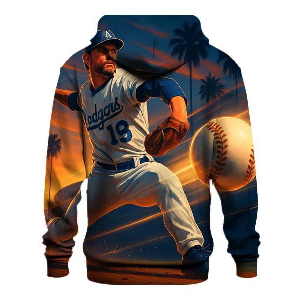 Sunset Pitcher Over The Palm Shadow Stadium lightweight hoodies