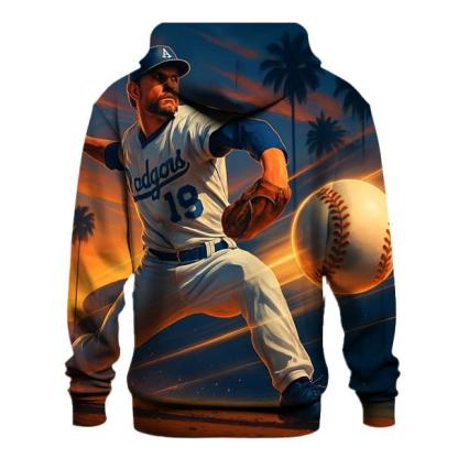 Sunset Pitcher Over The Palm Shadow Stadium lightweight hoodies
