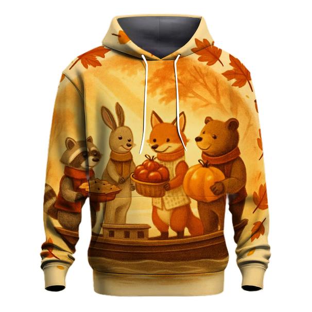 Autumn Riverboat Gratitude Parade lightweight hoodies