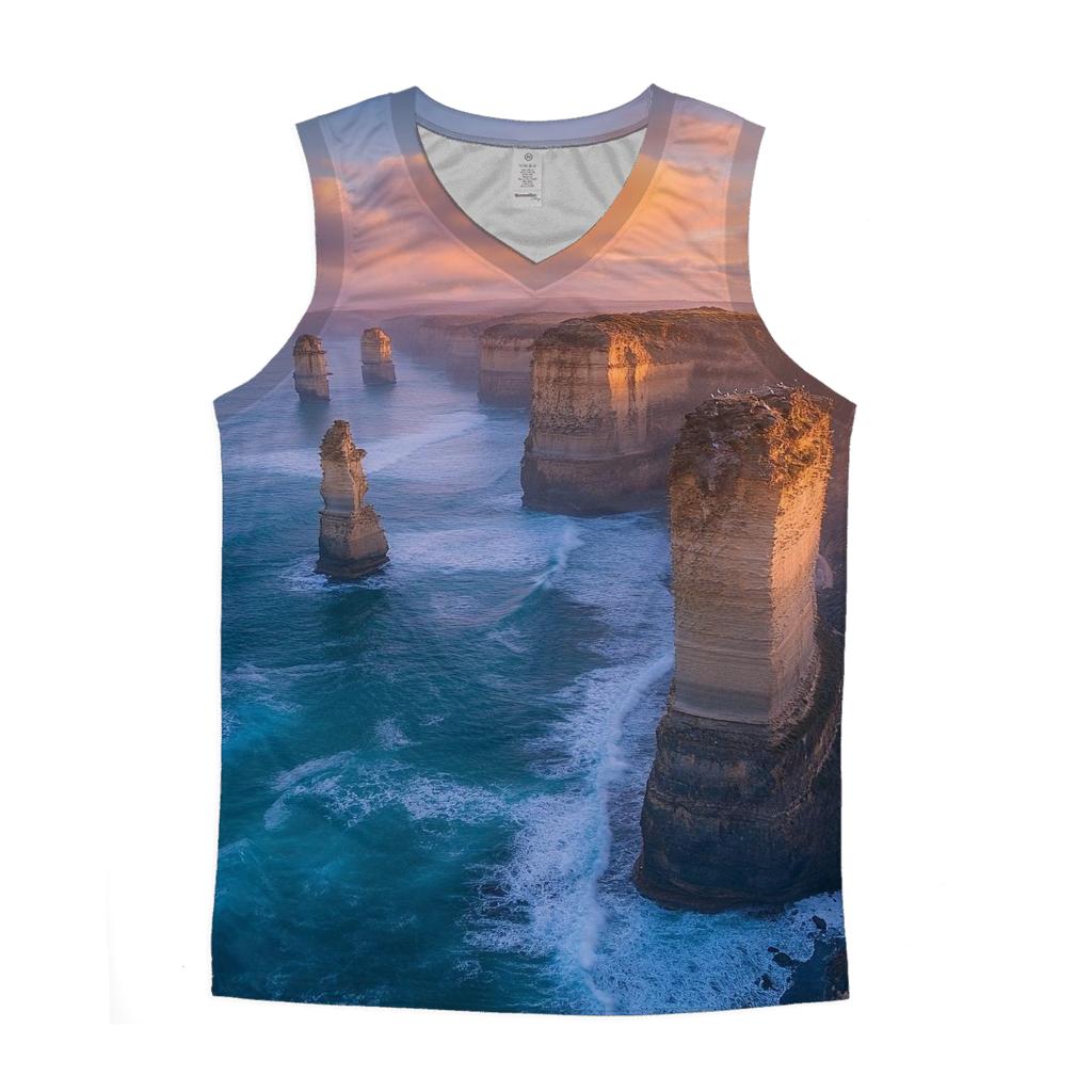 Twelve Apostles Coastline personalized athletic tanks