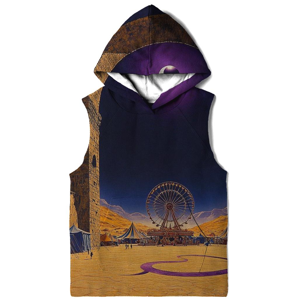 Salvador Dali Inspired Eclipse Carnival In A Desert City hoodie trends