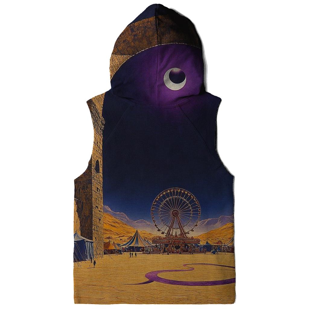 Salvador Dali Inspired Eclipse Carnival In A Desert City hoodie trends