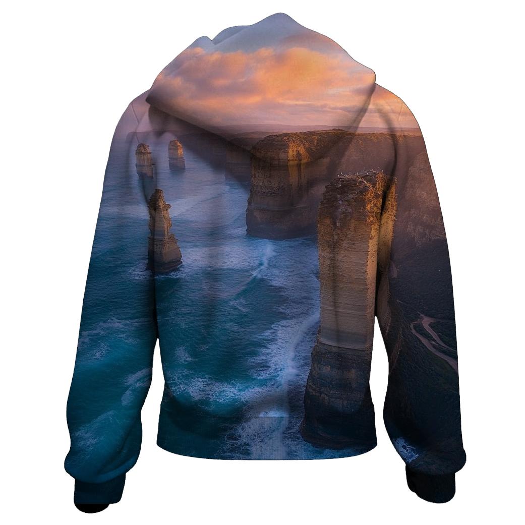 Twelve Apostles Coastline graphic hoodies