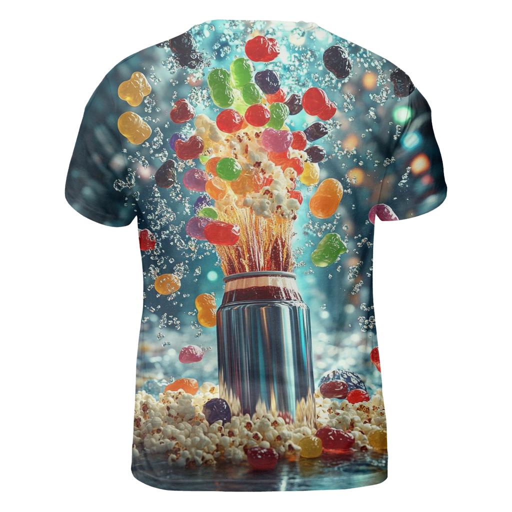 Neon Soda Geyser Candy Carnival custom all-over print shirts