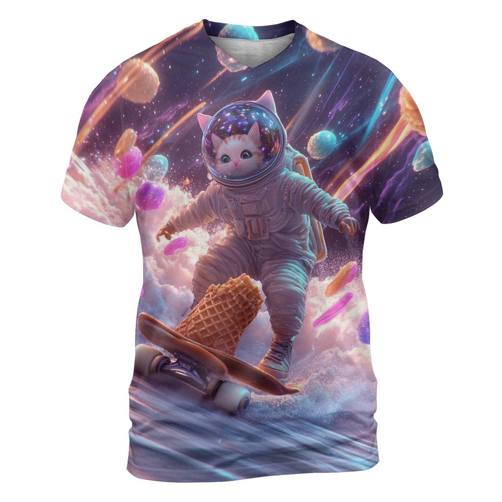 Midnight Mochi Meteor Parade trendy printed shirt styles