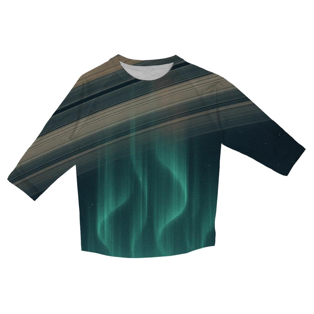 Ring Plane Auroral Horizon designer 3/4 sleeve blouses