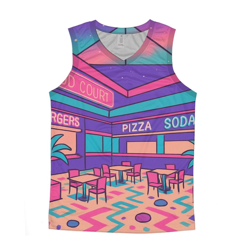 Miami Mall Food Court Nebula stylish racerback tanks