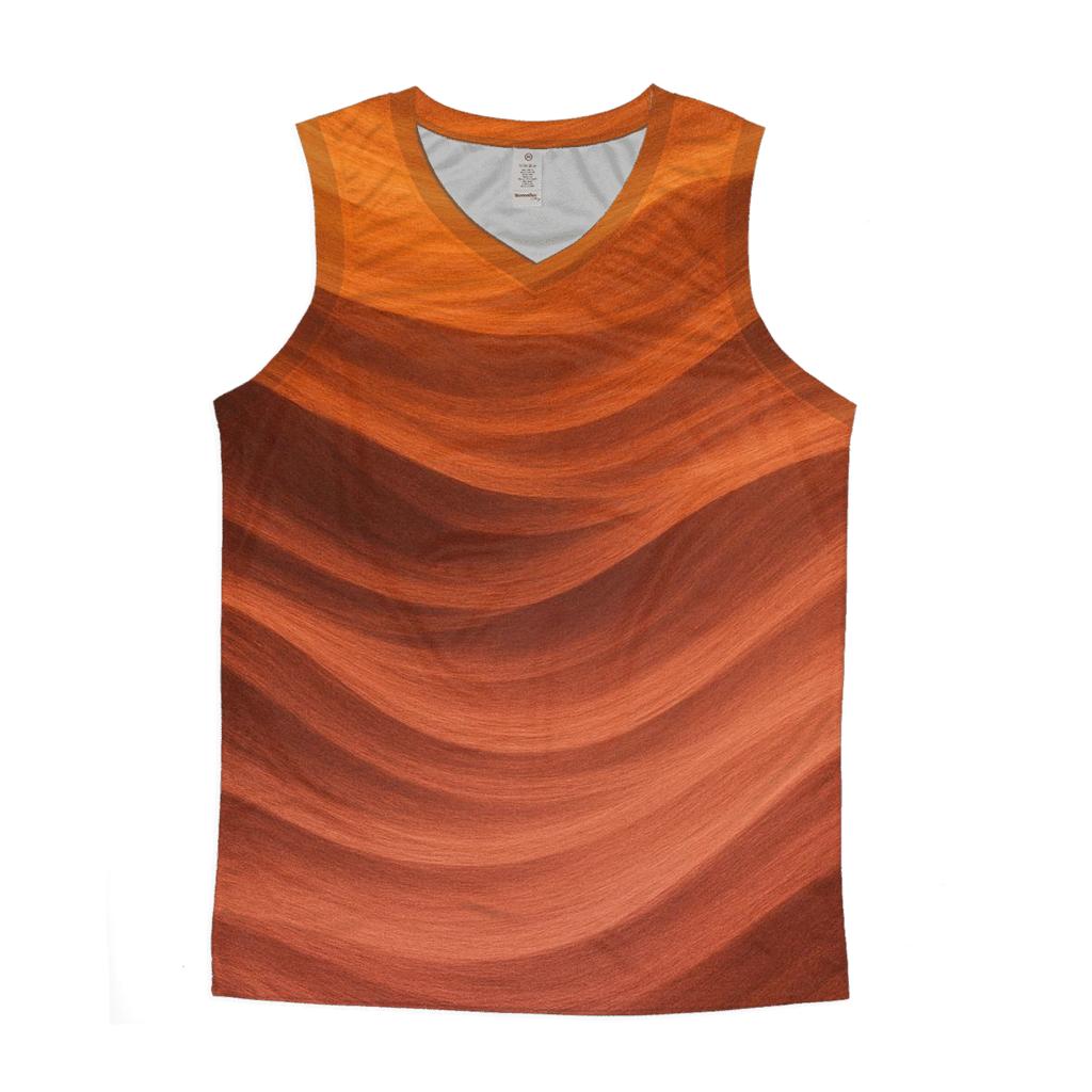 Molten Sandstorm Gradient Flow custom tank tops