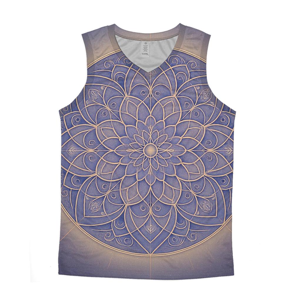 Aurora Prayer Geometry casual summer tank tops