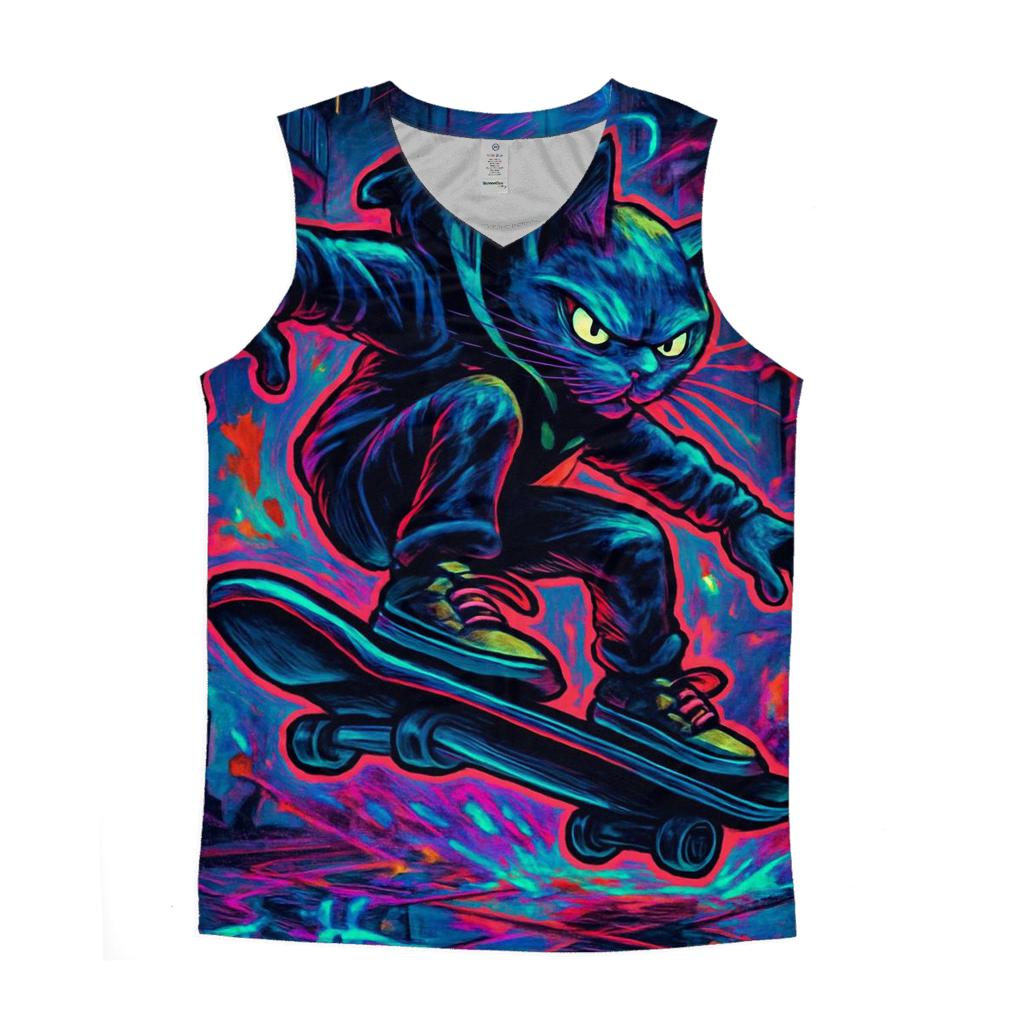 Prismatic Skatepark Alley Cat Mirage trendy fitted tank tops