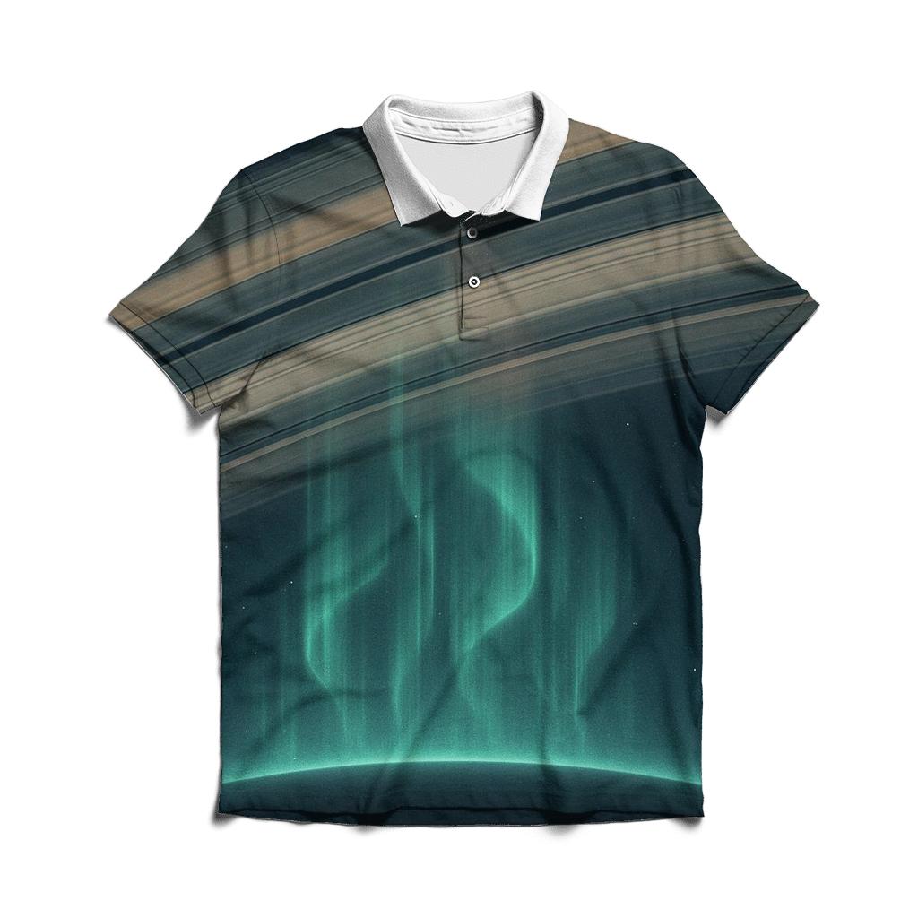 Ring Plane Auroral Horizon premium cotton polo shirts