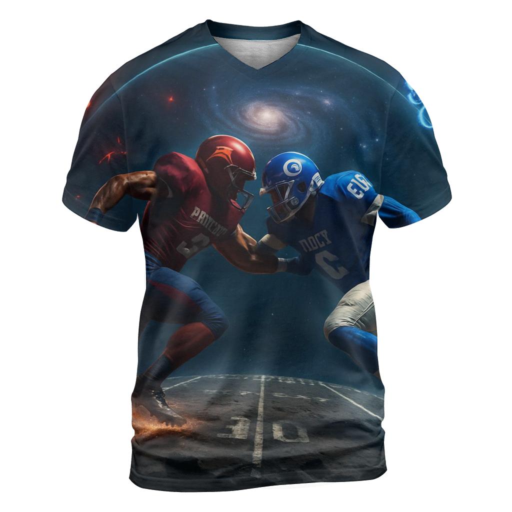 Asteroid Gridiron Clash Braves Versus Cubs statement graphic shirts
