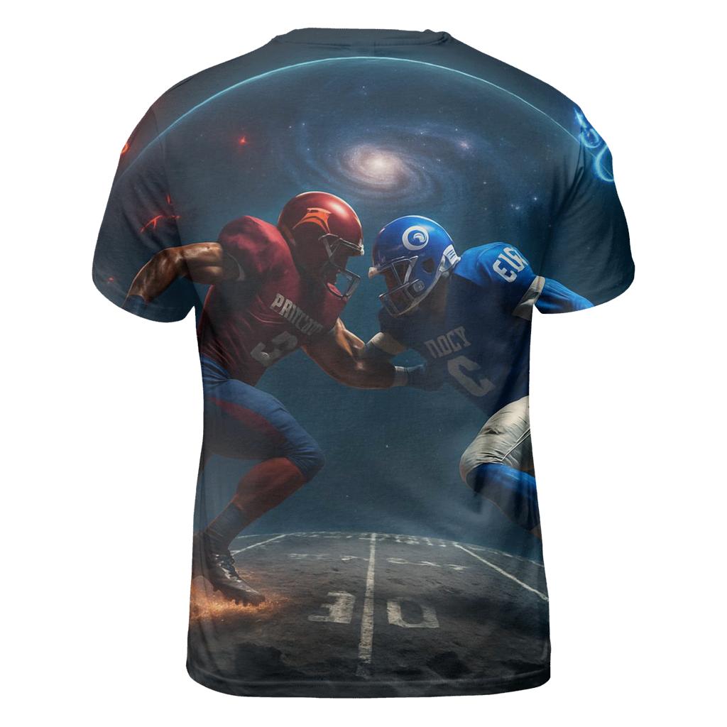 Asteroid Gridiron Clash Braves Versus Cubs statement graphic shirts