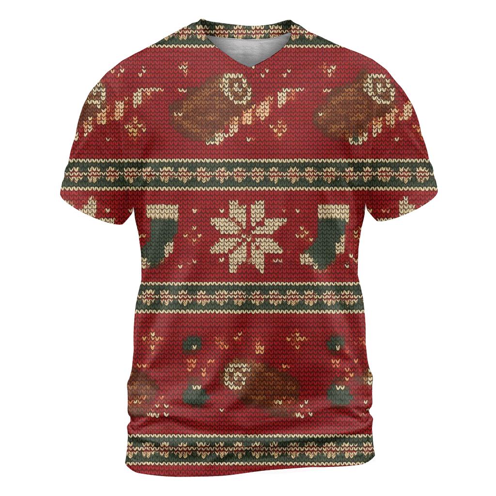Jolly Yule Log Rocket Row Design personalized full print shirts