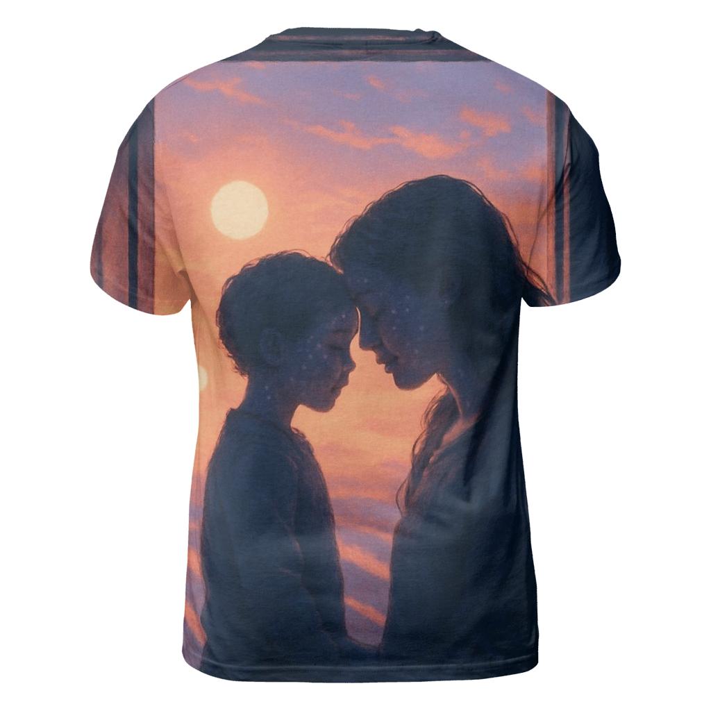 The Second Sunrise: A Mothers Love That Restarts The World statement graphic shirts